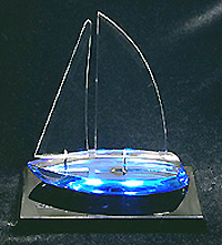 Flat Mount Sailing Trophy